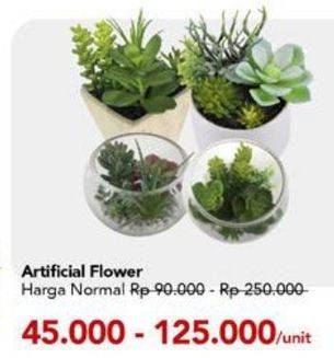 Promo Harga Artificial Flower  - Carrefour