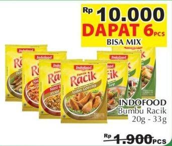 Promo Harga Indofood Bumbu Racik 20gr/33gr  - Giant