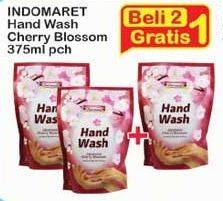 Promo Harga INDOMARET Hand Wash Cherry Blossom per 2 pouch 375 ml - Indomaret