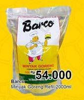 Promo Harga BARCO Minyak Goreng Kelapa 2 ltr - TIP TOP