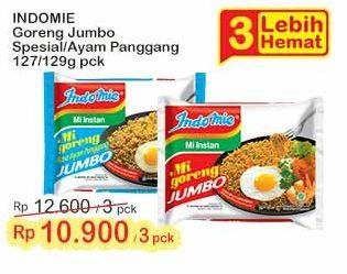 Promo Harga Indomie Mi Goreng Jumbo Ayam Panggang, Spesial 127 gr - Indomaret