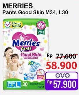 Promo Harga Merries Pants Good Skin M34, L30 30 pcs - Alfamart