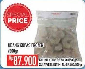 Promo Harga Udang Kupas Frozen 500 gr - Hypermart