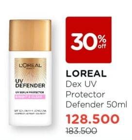 Promo Harga LOREAL Dex UVP Defender Matte Fresh 50 ml - Watsons