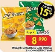 Promo Harga MAXICORN Snack Roasted Corn, Barbecue, Nacho Cheese 150 gr - Superindo