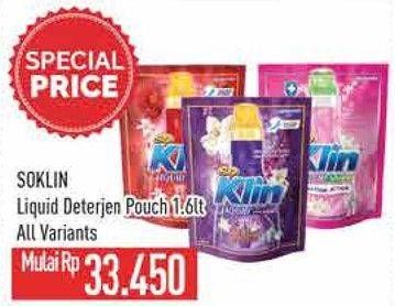 Promo Harga So Klin Liquid Detergent All Variants 1600 ml - Hypermart