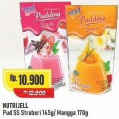 Promo Harga Nutrijell Pudding Susu Stroberi, Susu Mangga 145 gr - Alfamart