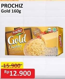 Promo Harga Prochiz Gold Cheddar 160 gr - Alfamart