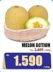 Promo Harga Melon Action per 100 gr - Hari Hari