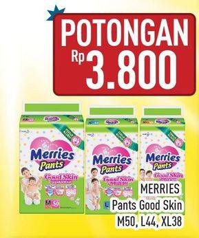 Promo Harga Merries Pants Good Skin M50, L44, XL38  - Hypermart