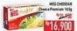 Promo Harga MEG Cheddar Cheese Premium 165 gr - Hypermart