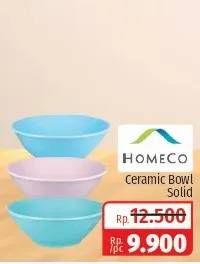 Promo Harga Homeco Ceramic Bowl  - Lotte Grosir