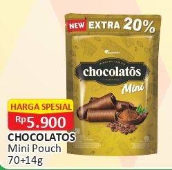 Promo Harga CHOCOLATOS Wafer Roll  - Alfamart