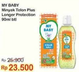 Promo Harga MY BABY Minyak Telon Plus Longer Protection 90 ml - Indomaret