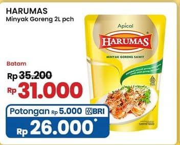 Promo Harga Harumas Minyak Goreng 2000 ml - Indomaret