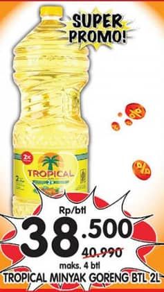 Promo Harga Tropical Minyak Goreng 2000 ml - Superindo
