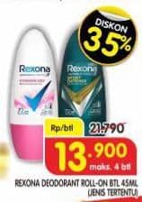 Promo Harga Rexona Deo Roll On 45 ml - Superindo