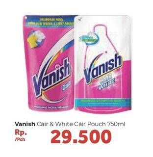 Promo Harga VANISH Penghilang Noda Cair Pink, White 750 ml - Carrefour