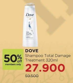 Promo Harga DOVE Shampoo Total Damage 320 ml - Watsons