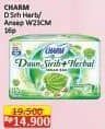 Charm Daun Sirih + Herbal 16 pcs Diskon 23%, Harga Promo Rp14.900, Harga Normal Rp19.500