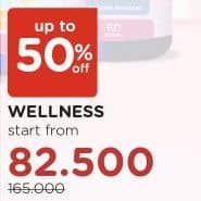 Wellness Product  Diskon 50%, Harga Promo Rp82.500, Harga Normal Rp165.000, Start From, 