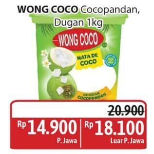 Promo Harga Wong Coco Nata De Coco/Dugan  - Alfamidi