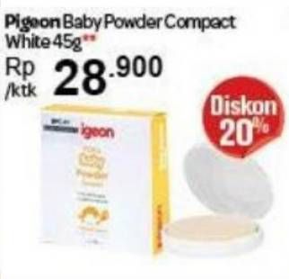 Promo Harga PIGEON Baby Powder Compact  - Indomaret