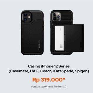 Promo Harga APPLE iPhone Case IPhone 12 Series (Casemate, UAG, Coach, KateSpade, Spigen)  - iBox