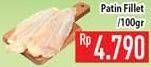 Promo Harga Patin Fillet Frozen per 100 gr - Hypermart