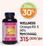 Promo Harga Wellness Omega RX 3 60 pcs - Guardian