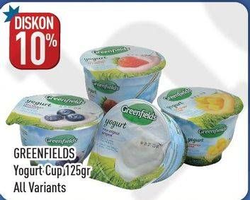 Promo Harga GREENFIELDS Yogurt All Variants 125 gr - Hypermart