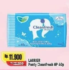 Promo Harga Laurier Pantyliner Cleanfresh NonPerfumed 40 pcs - Alfamart