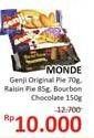Promo Harga Monde Genji Pie/Bourbon   - Alfamidi