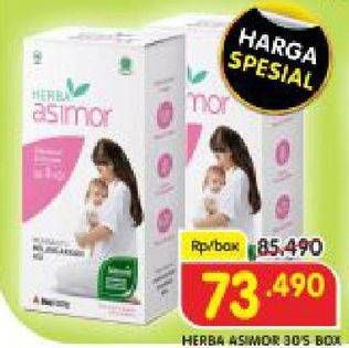 Promo Harga HERBA Asimor 30 pcs - Superindo