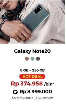 Promo Harga SAMSUNG Galaxy Note 20  - Erafone