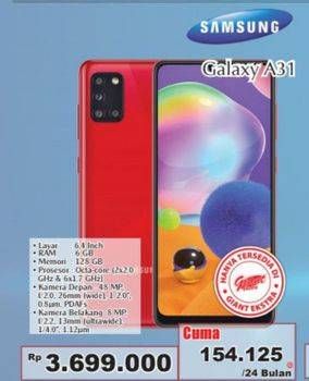 Promo Harga SAMSUNG Galaxy A31  - Giant