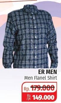 Promo Harga ER MEN Shirt Flannel  - Lotte Grosir