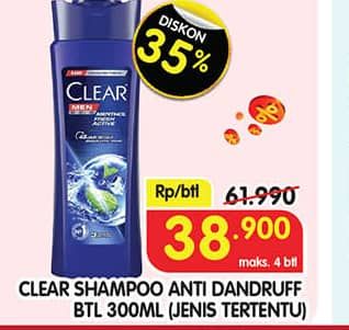 Promo Harga Clear Shampoo 300 ml - Superindo