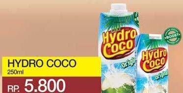 Promo Harga HYDRO COCO Minuman Kelapa Original 250 ml - Yogya