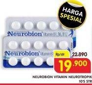 Promo Harga NEUROBION Vitamin Neurotropik Putih Reguler 10 pcs - Superindo