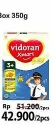Promo Harga VIDORAN Xmart 3+ All Variants per 2 box 350 gr - Alfamart