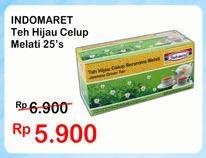 Promo Harga Teh Hijau Celup Melati  - Indomaret