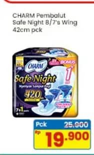 Promo Harga Charm Safe Night Gathers 42cm 7 pcs - Indomaret