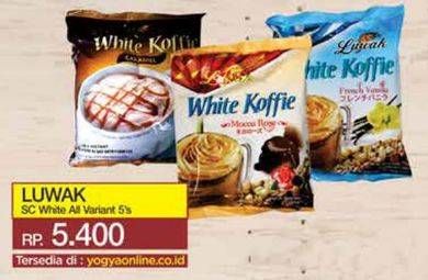 Promo Harga Luwak White Koffie All Variants per 5 sachet 20 gr - Yogya