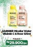 Promo Harga Garnier Micellar Water Rose, Vitamin C 125 ml - Indomaret