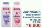 Promo Harga Johnsons Baby Powder BedTime, Blossom 100 gr - Indomaret