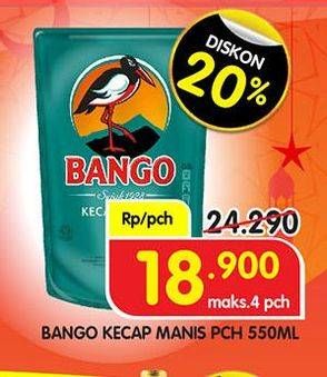 Promo Harga BANGO Kecap Manis 550 ml - Superindo