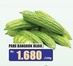 Promo Harga Pare Bangkok Hijau per 100 gr - Hari Hari