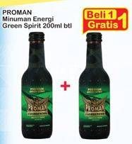 Promo Harga Minuman Energi Green  - Indomaret