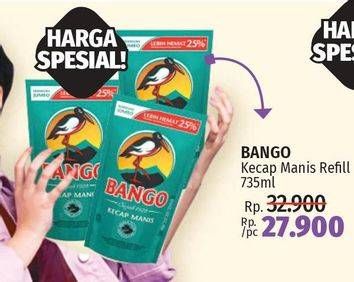 Promo Harga BANGO Kecap Manis 735 ml - LotteMart